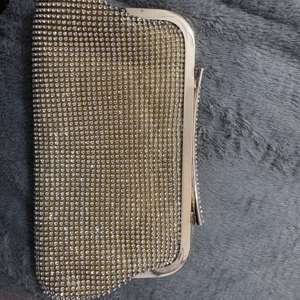 Crystal bedazzled bag